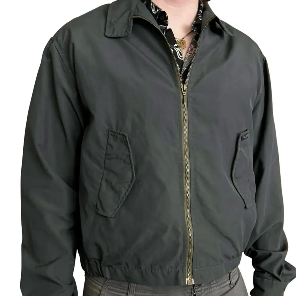 Valentino vtg bomber windbreaker jacket full zip men’s size 48 US medium M - Picture 2 of 16